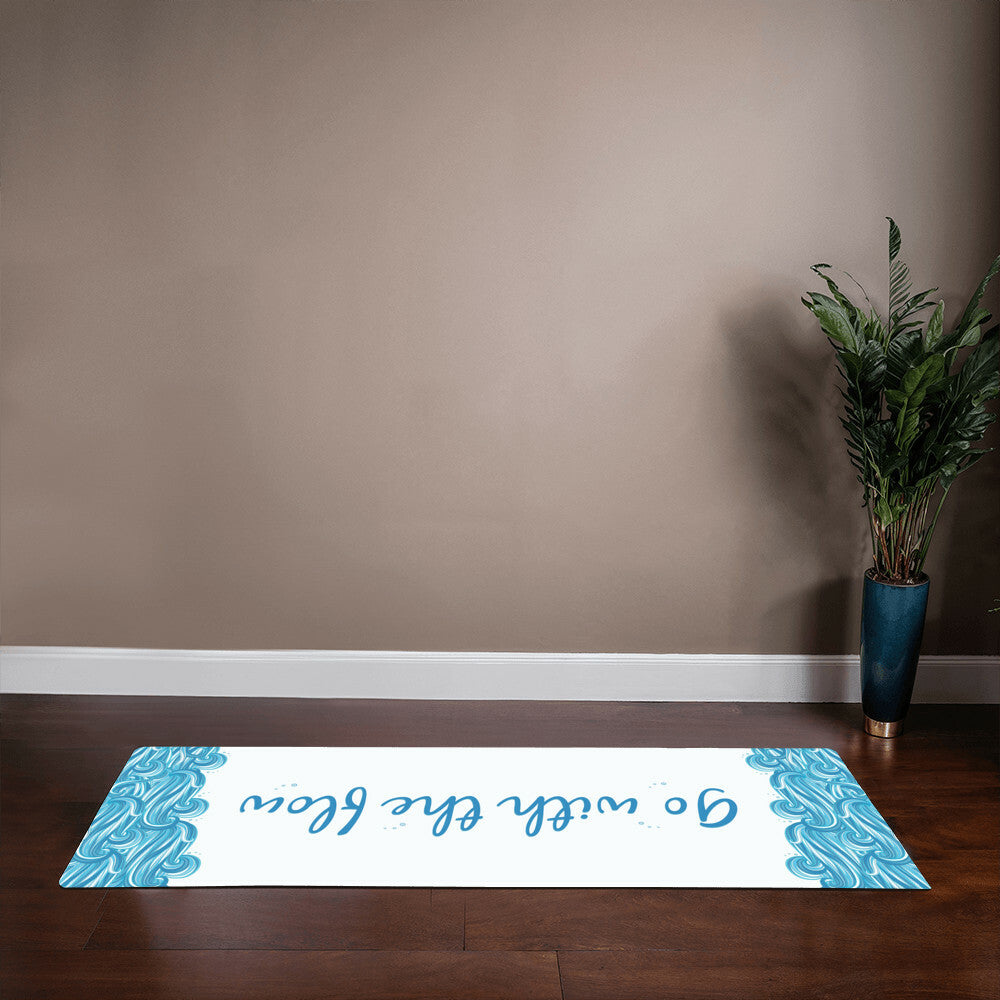 Go With The Flow - Rubber Yoga Mat