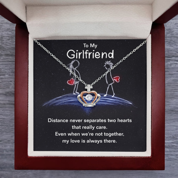 To My Girlfriend | My love is always there - Crown Pendant Necklace