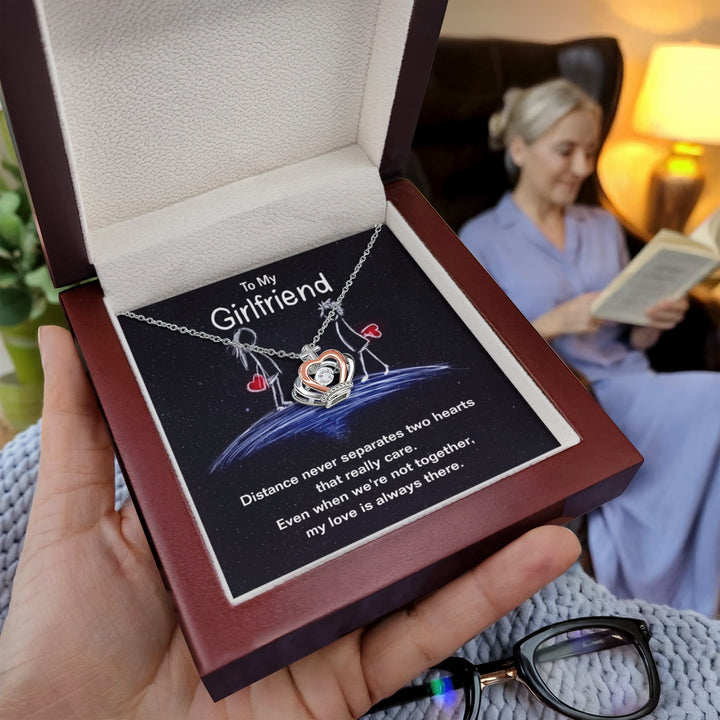 To My Girlfriend | My love is always there - Crown Pendant Necklace