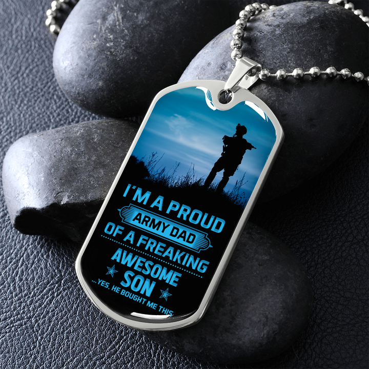 Army Dad - Dog Tag