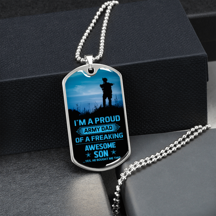 Army Dad - Dog Tag