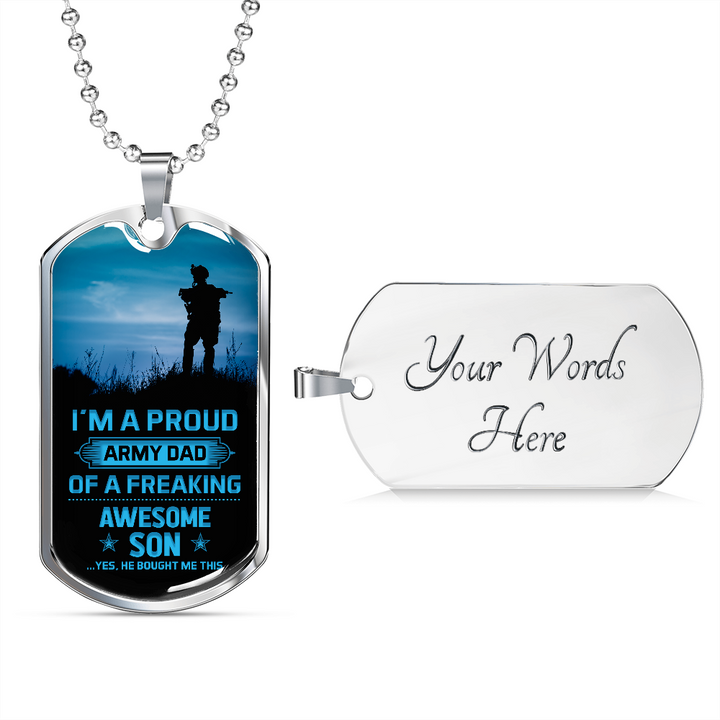 Army Dad - Dog Tag