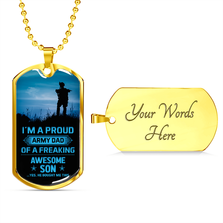 Army Dad - Dog Tag