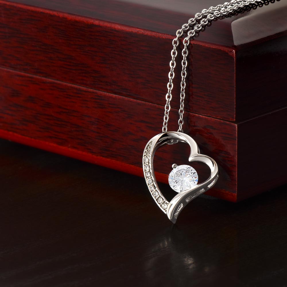 To My Beautiful Girlfriend | It's hard to find words to tell you how much you mean to me - Forever Love Necklace