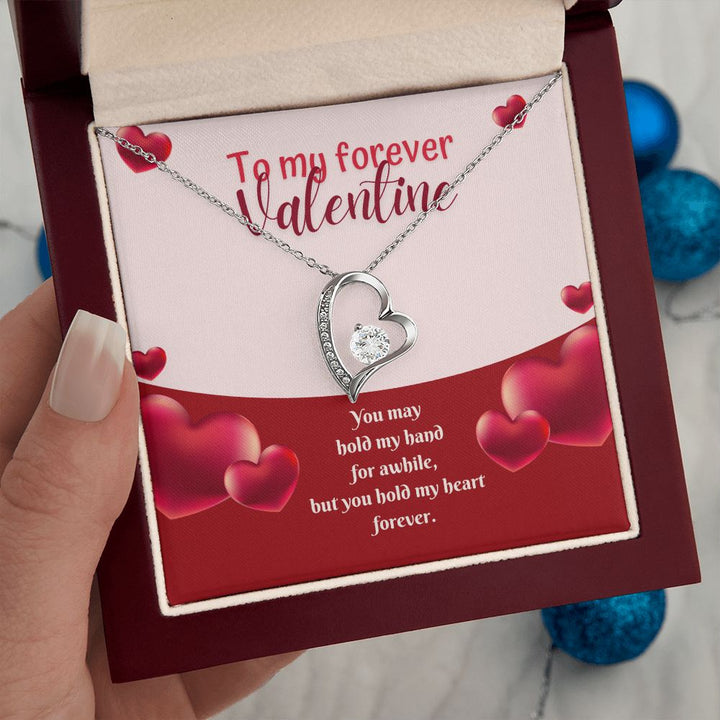 Valentine's Day | You hold my heart forever - Forever Love Necklace