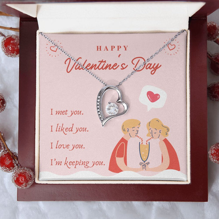 Happy Valentine's Day | Forever Together - Forever Love Necklace