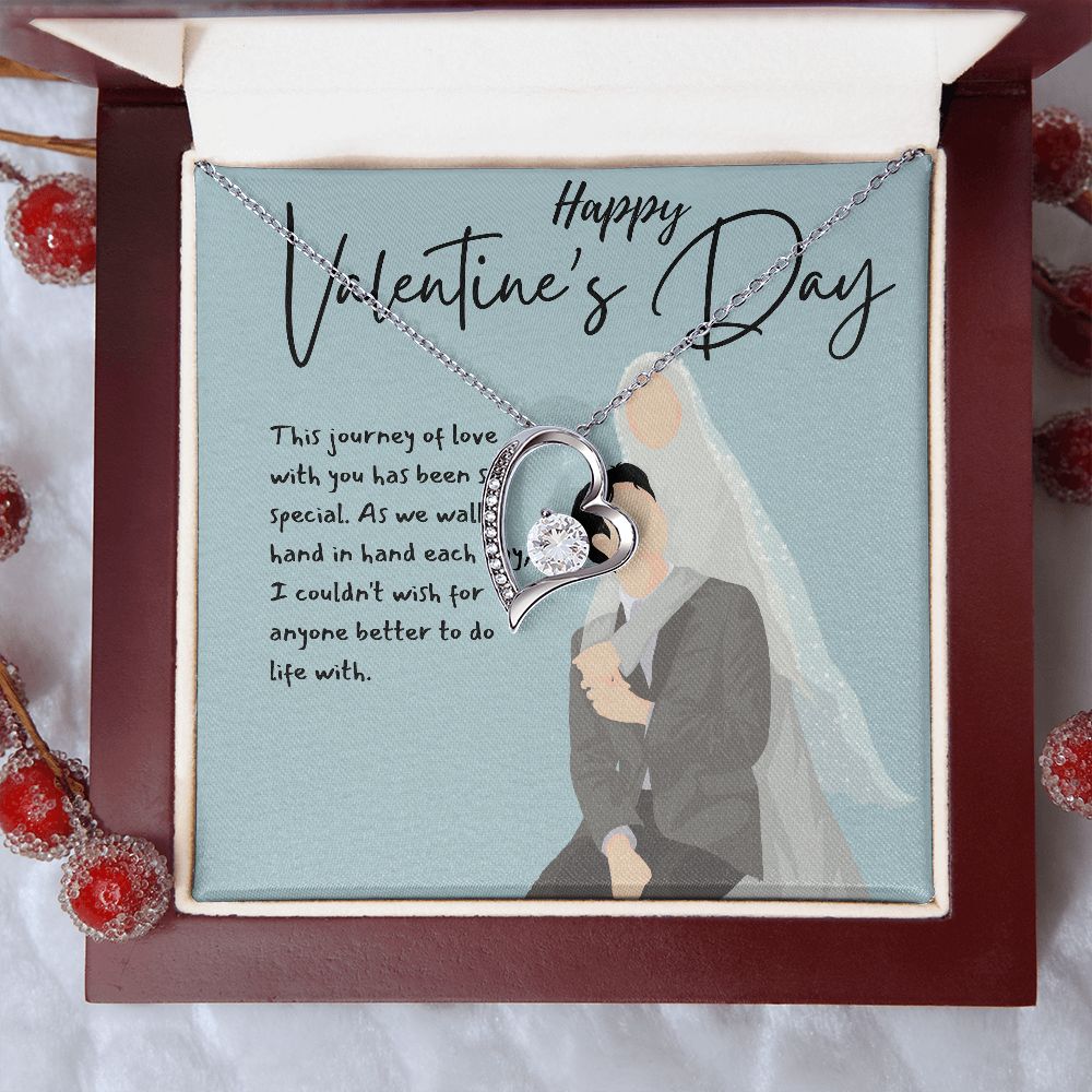 Happy Valentine's Day | A Love to Last a Lifetime - Forever Love Necklace