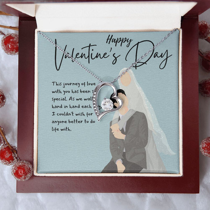 Happy Valentine's Day | A Love to Last a Lifetime - Forever Love Necklace