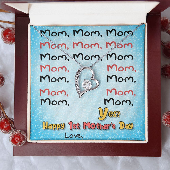 Mother's Day | Happy 1st Mother's Day - Forever Love Necklace