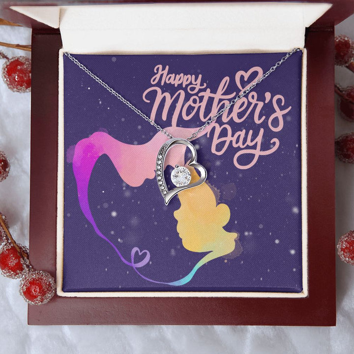Happy Mother's Day | To the Best Mom in the World - Forever Love Necklace
