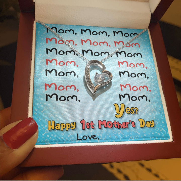 Mother's Day | Happy 1st Mother's Day - Forever Love Necklace