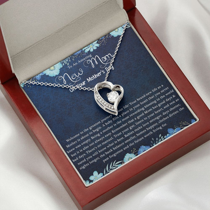 Mother's Day | Amazing New Mom - Forever Love Necklace