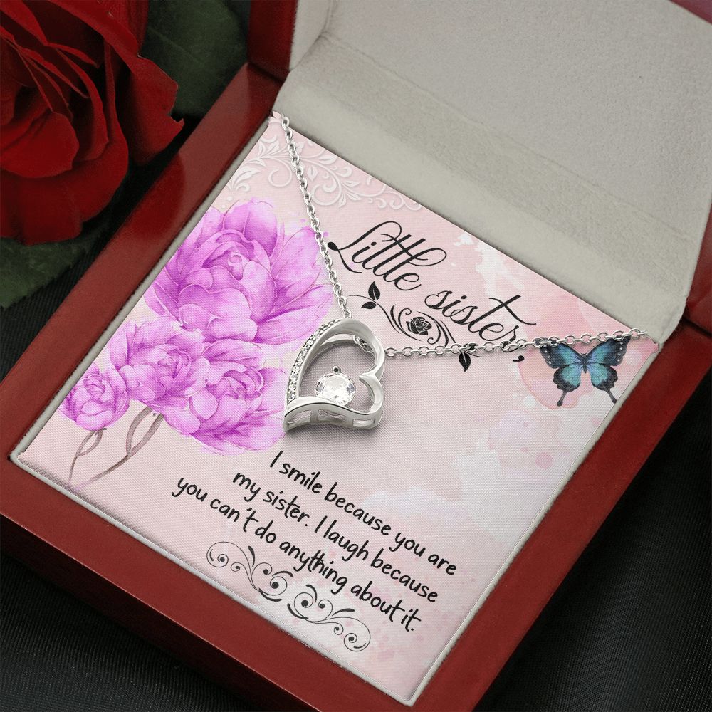 To My Sister | My Little Sister - Forever Love Necklace