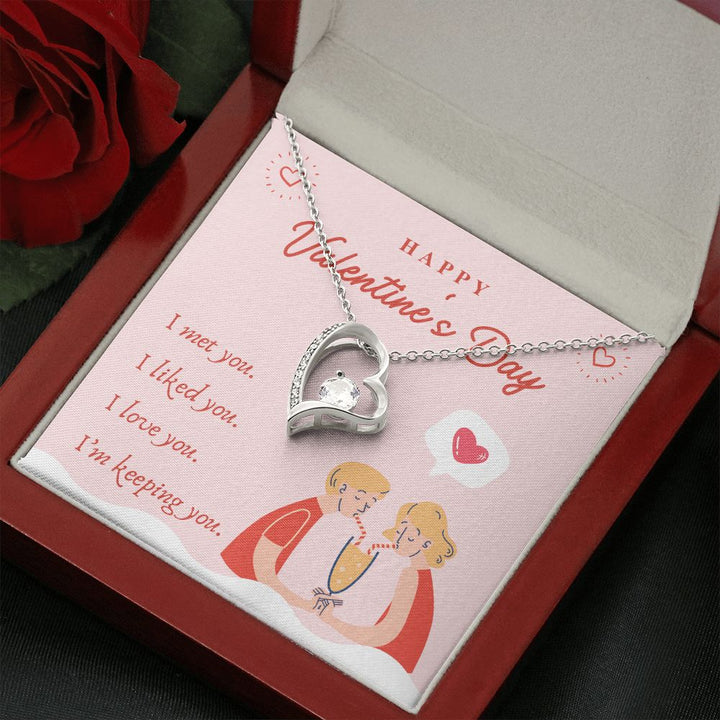 Happy Valentine's Day | Forever Together - Forever Love Necklace