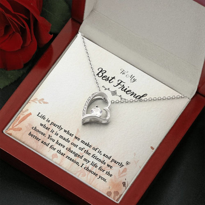 To My Best Friend | You Changed My Life - Forever Love Necklace