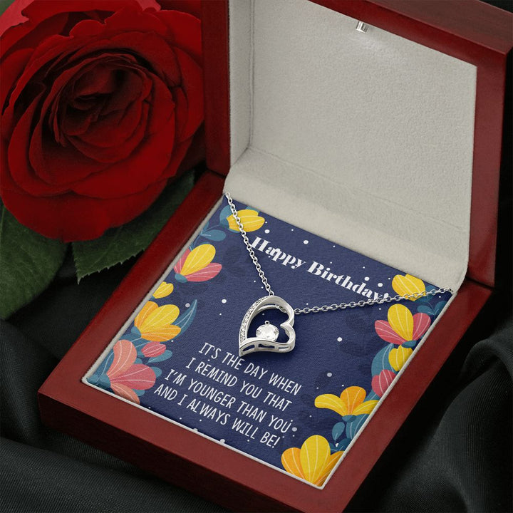 To My Sister | Happy birthday to my amazing sister - Forever Love Necklace