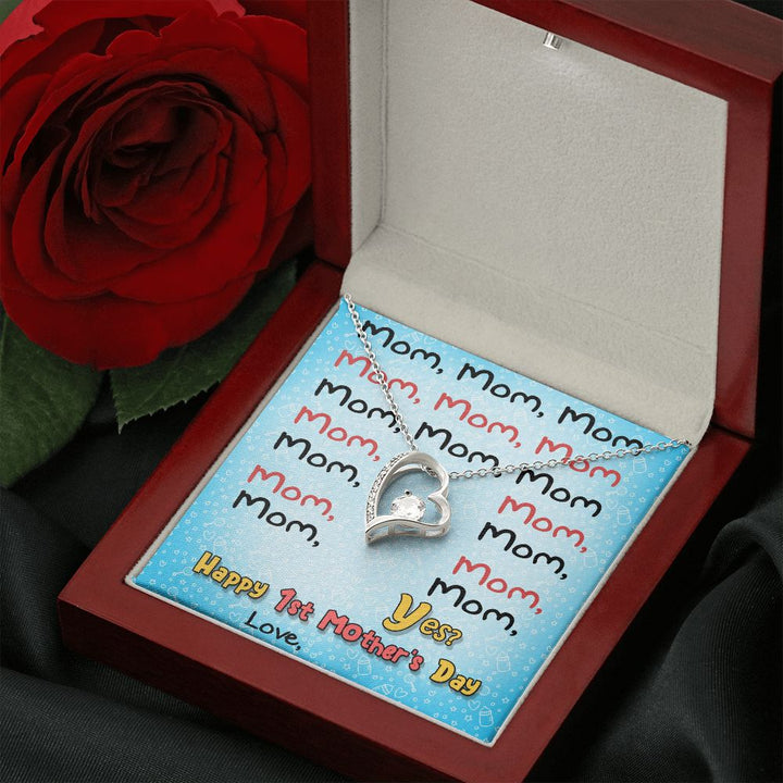 Mother's Day | Happy 1st Mother's Day - Forever Love Necklace
