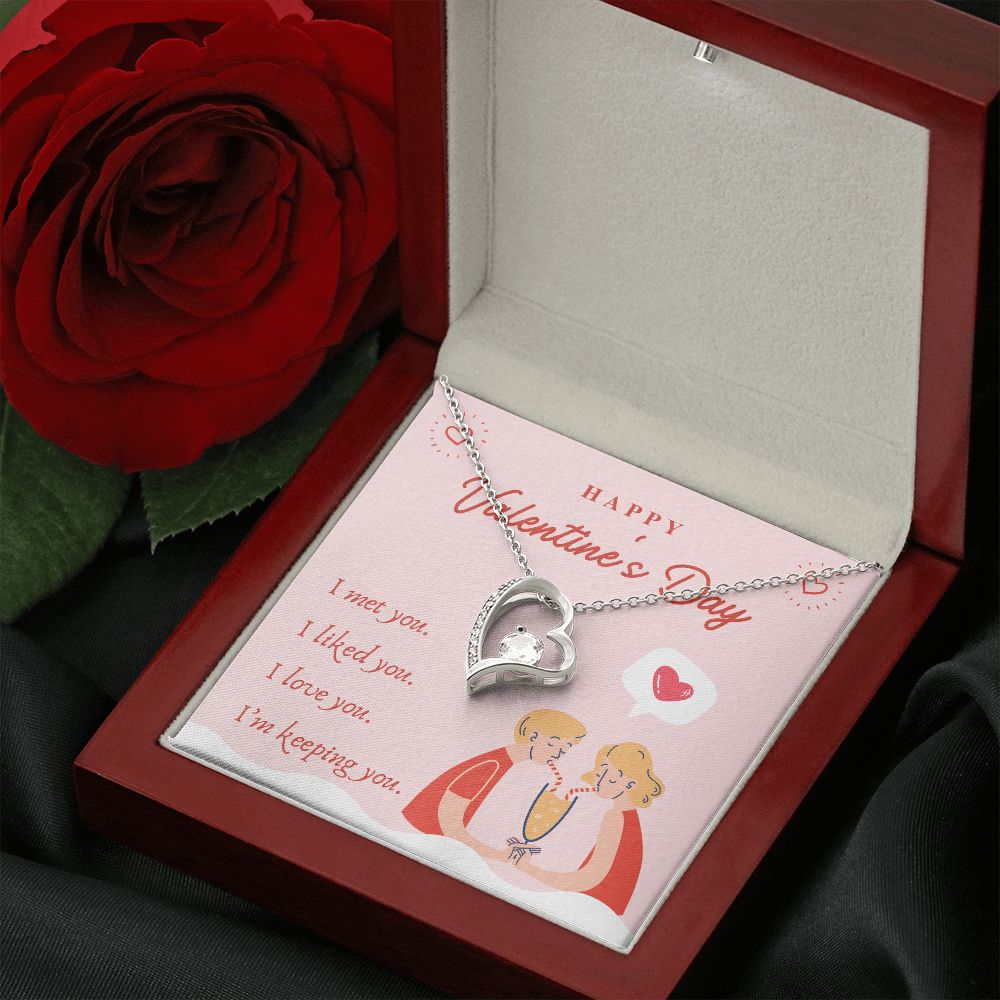 Happy Valentine's Day | Forever Together - Forever Love Necklace
