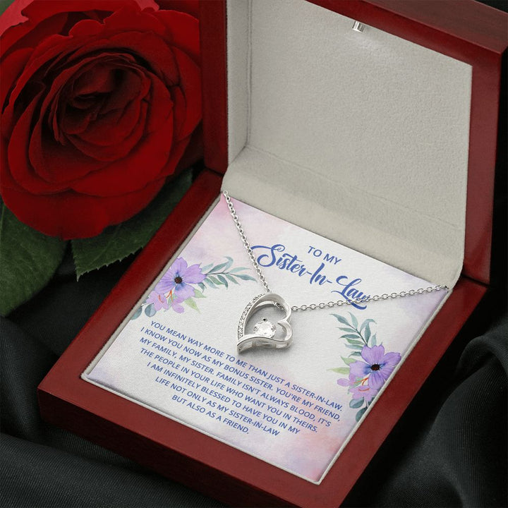 To My Sister-In-Law | The Joy of a Bonus Sister - Forever Love Necklace