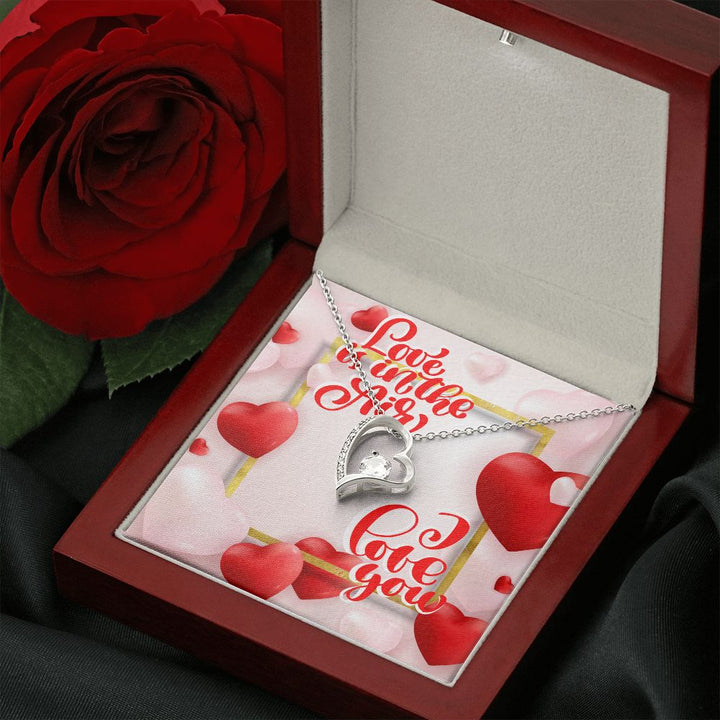 Happy Valentine's Day | Love is in the Air - Forever Love Necklace