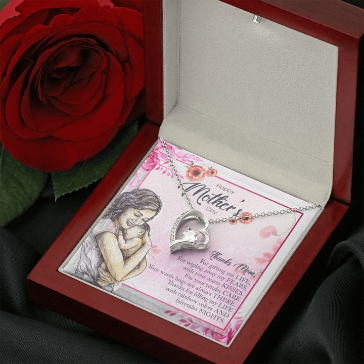 Happy Mother's Day | Thanks Mom, For Gifting me Life - Forever Love Necklace