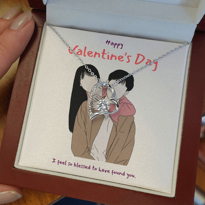 Happy Valentine's Day | I'm So Blessed to Have You in My Life - Forever Love Necklace