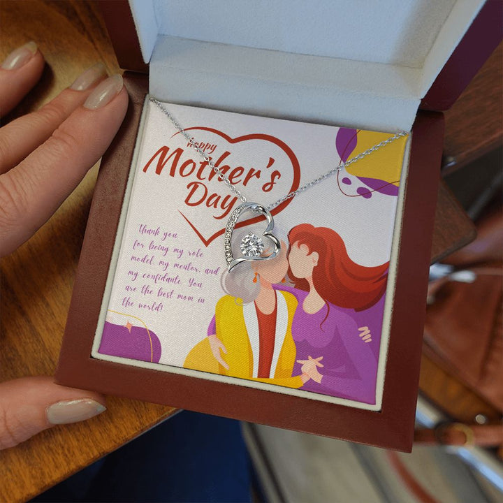 Happy Mother's Day | Thank you for being My role model - Forever Love Necklace