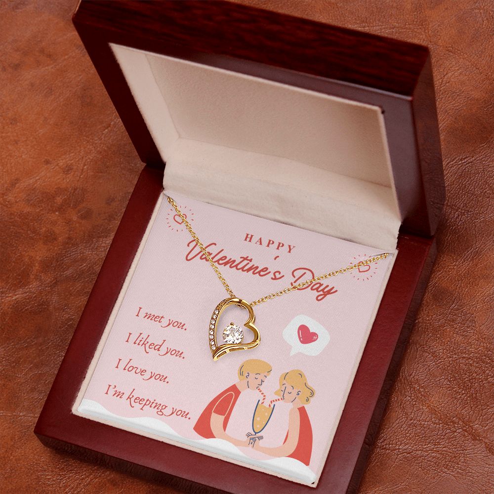 Happy Valentine's Day | Forever Together - Forever Love Necklace
