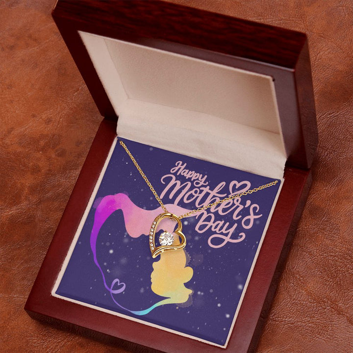 Happy Mother's Day | To the Best Mom in the World - Forever Love Necklace