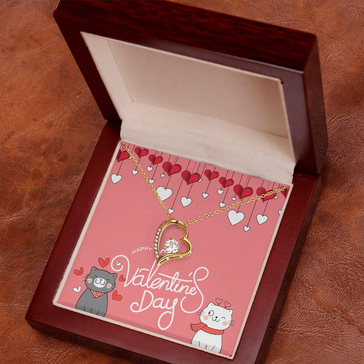 Happy Valentine's Day | Together forever - Forever Love Necklace