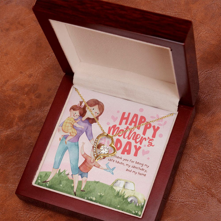 Happy Mother's Day | Thank you for everything Mom - Forever Love Necklace