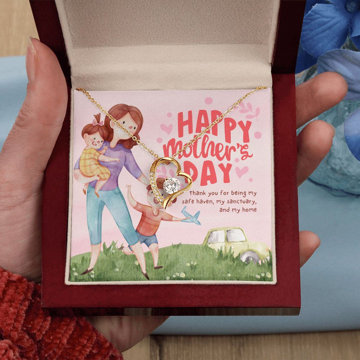 Happy Mother's Day | Thank you for everything Mom - Forever Love Necklace