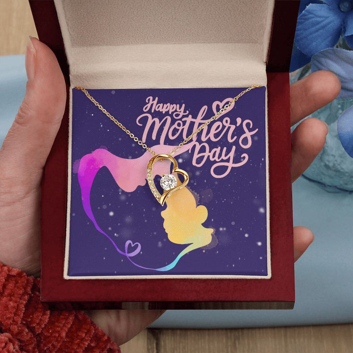 Happy Mother's Day | To the Best Mom in the World - Forever Love Necklace