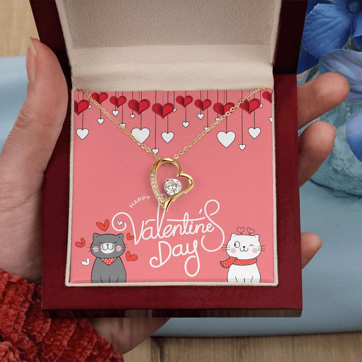 Happy Valentine's Day | Together forever - Forever Love Necklace