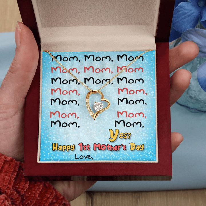 Mother's Day | Happy 1st Mother's Day - Forever Love Necklace