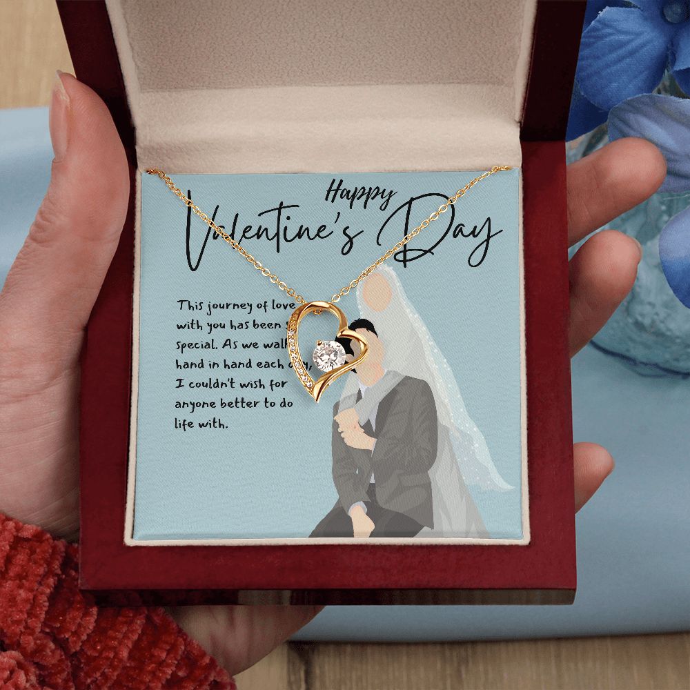 Happy Valentine's Day | A Love to Last a Lifetime - Forever Love Necklace