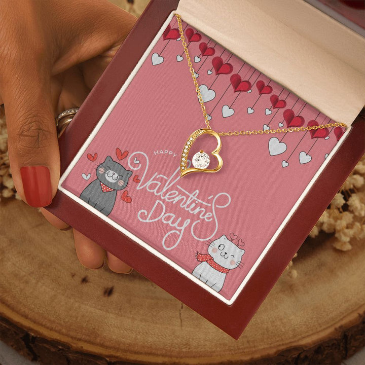 Happy Valentine's Day | Together forever - Forever Love Necklace