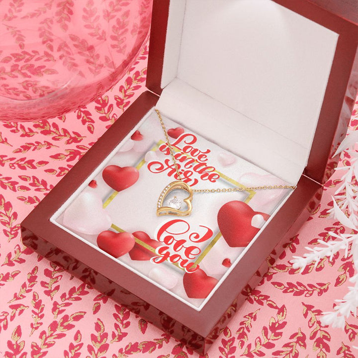 Happy Valentine's Day | Love is in the Air - Forever Love Necklace