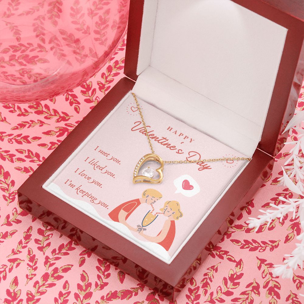 Happy Valentine's Day | Forever Together - Forever Love Necklace