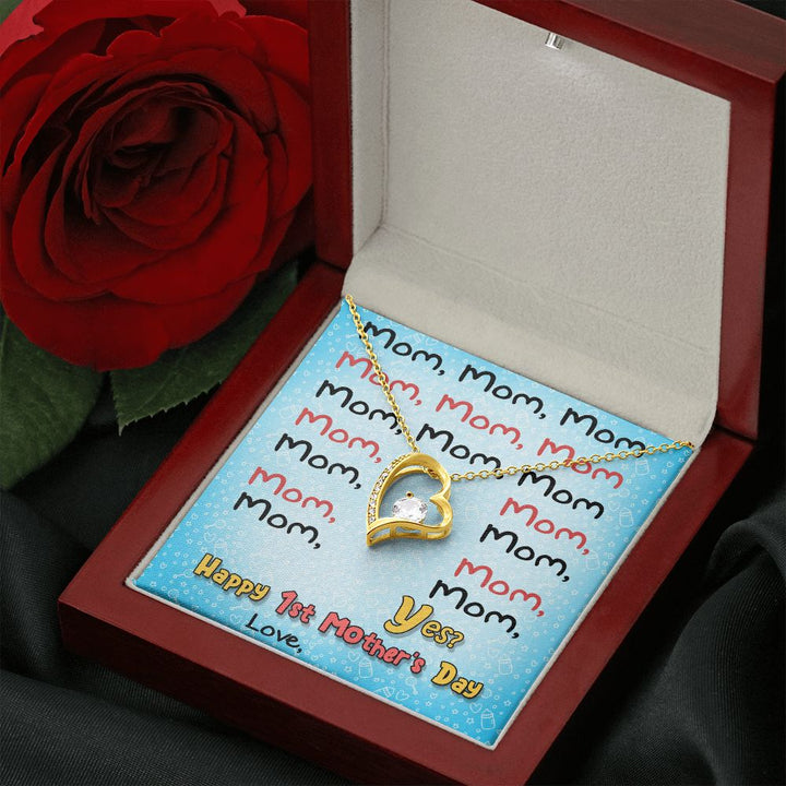 Mother's Day | Happy 1st Mother's Day - Forever Love Necklace
