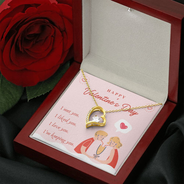 Happy Valentine's Day | Forever Together - Forever Love Necklace