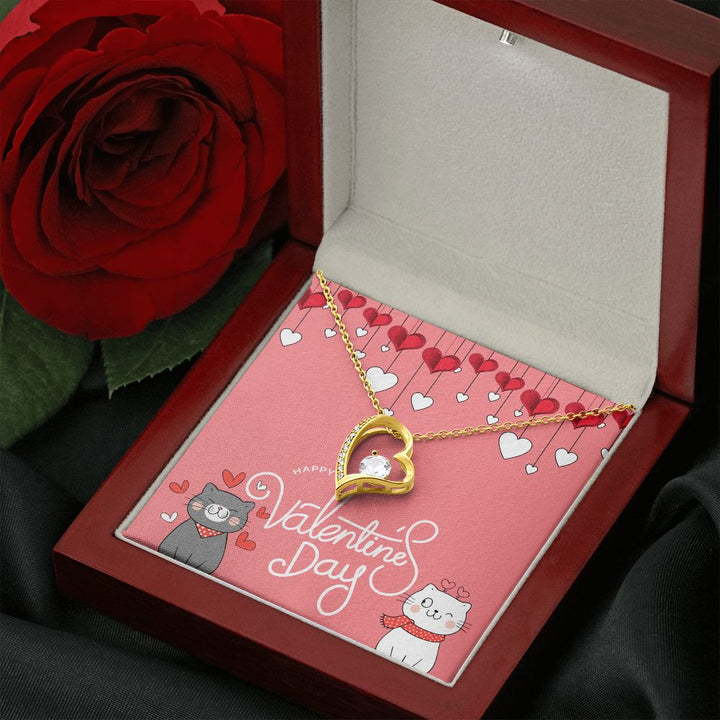 Happy Valentine's Day | Together forever - Forever Love Necklace
