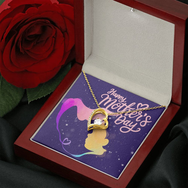 Happy Mother's Day | To the Best Mom in the World - Forever Love Necklace