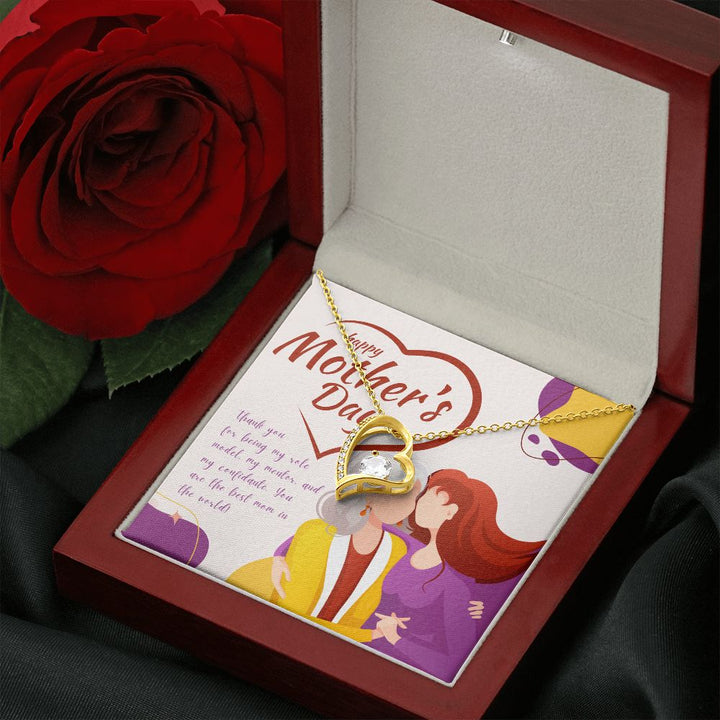 Happy Mother's Day | Thank you for being My role model - Forever Love Necklace