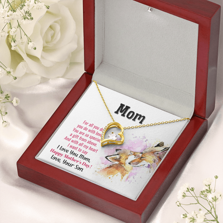 Mother's Day | Love, Your Son - Forever Love Necklace