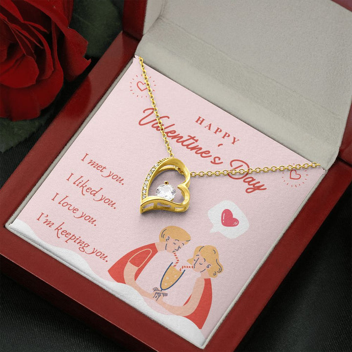 Happy Valentine's Day | Forever Together - Forever Love Necklace