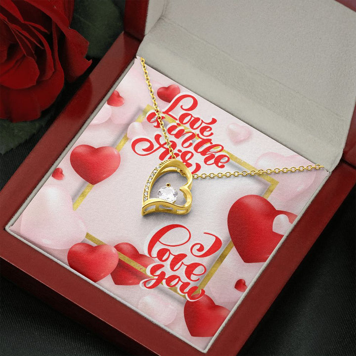 Happy Valentine's Day | Love is in the Air - Forever Love Necklace