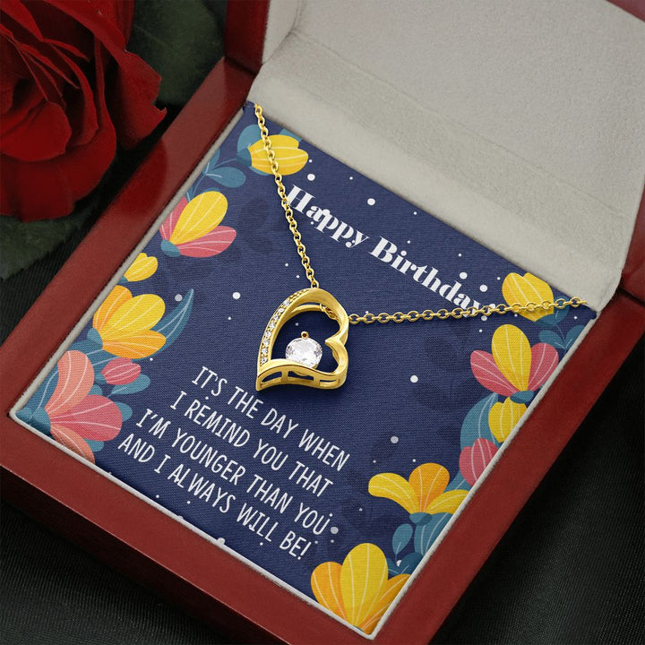 To My Sister | Happy birthday to my amazing sister - Forever Love Necklace