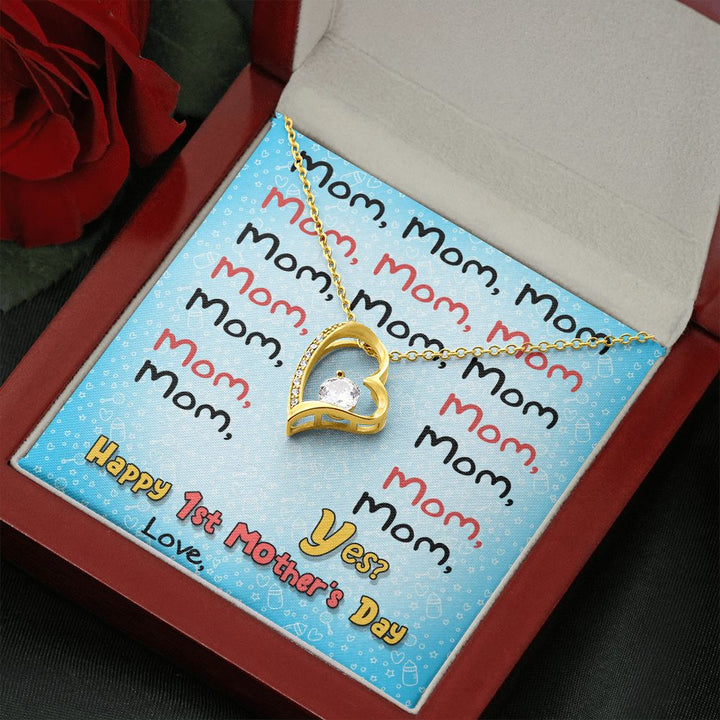 Mother's Day | Happy 1st Mother's Day - Forever Love Necklace
