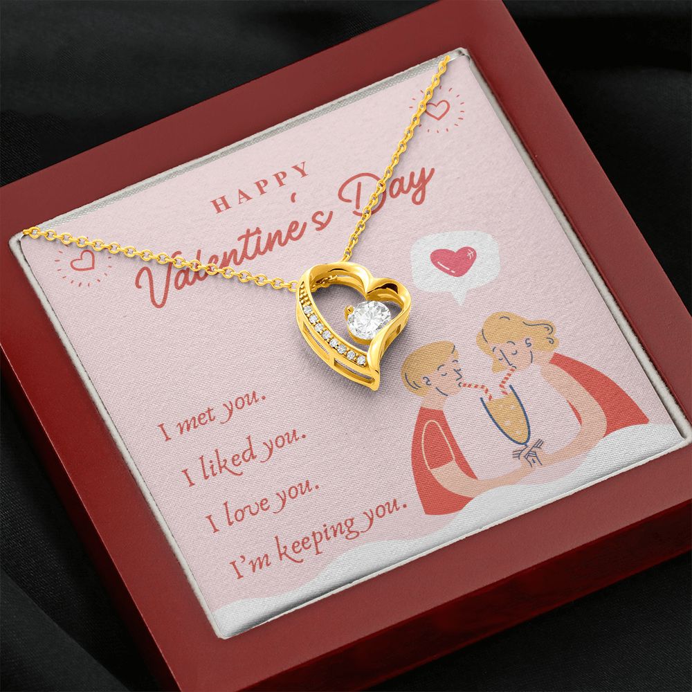 Happy Valentine's Day | Forever Together - Forever Love Necklace